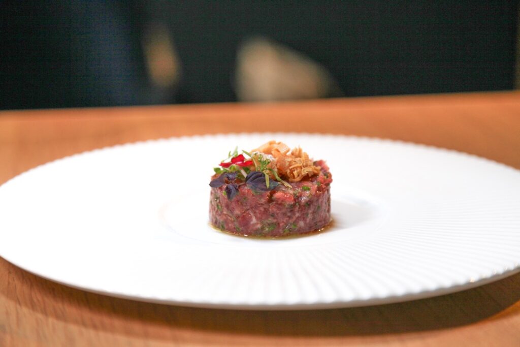Tartare de cuisse de canard du Sud-Ouest au soja
